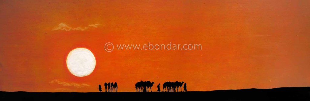 Life in the Furnace - Oil-on-Canvas by Elena Bondar