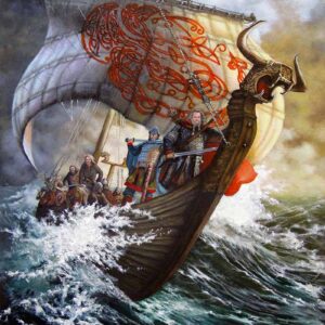 Home Fury of the Northmen - Elena Bondar | Oil-on-Canvas